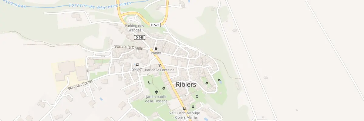 Plan du 5132 Le Village de Ribiers à Val Buëch-Méouge