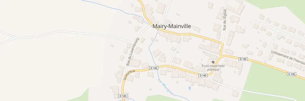 Plan du 20 Gr Grand Rue à Mairy-Mainville