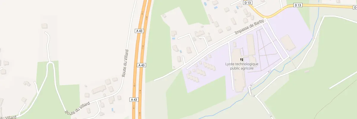 Plan du 258 Imp de Barby à La Motte-Servolex