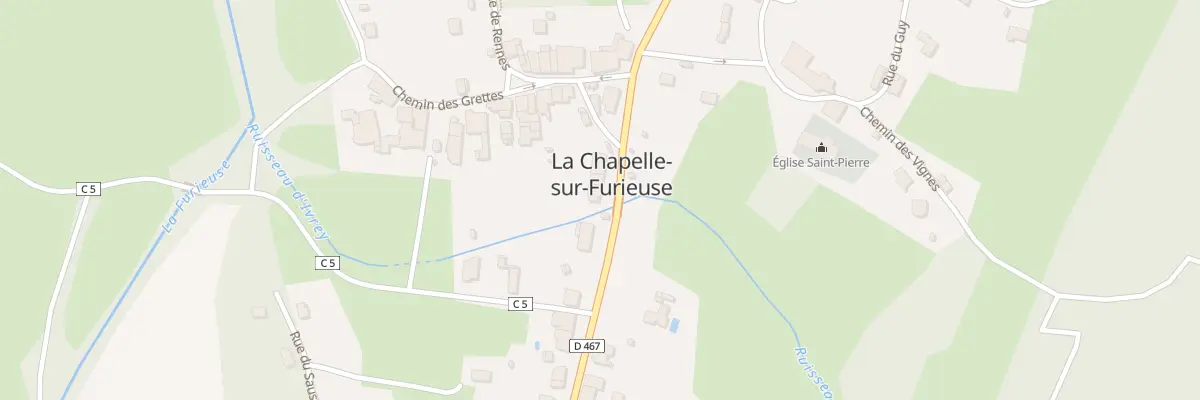 Plan du 8 Grande Rue à La Chapelle-sur-Furieuse