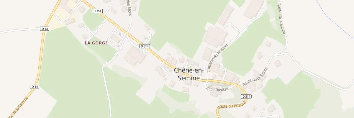 Plan du 379 Rte du Prieuré à Chêne-en-Semine