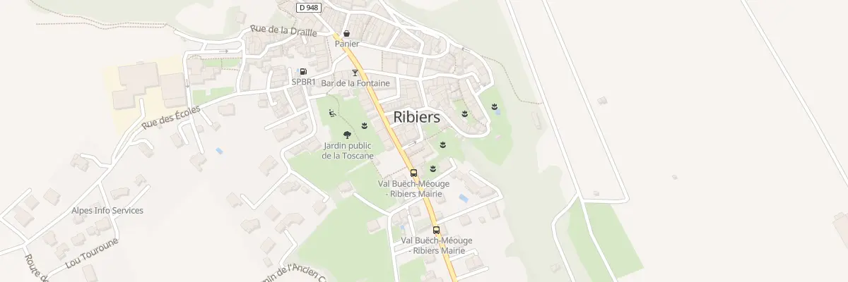 Plan du 5493 Le Village de Ribiers à Val Buëch-Méouge