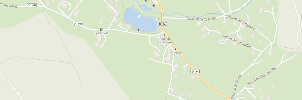 Plan du 35 Rte du Désert à La Morte