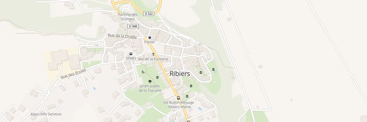 Plan du 5375 Le Village de Ribiers à Val Buëch-Méouge