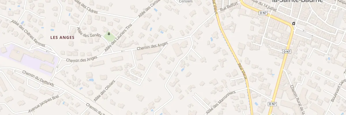 Plan du 96 All des Lilas à Saint-Maximin-la-Sainte-Baume