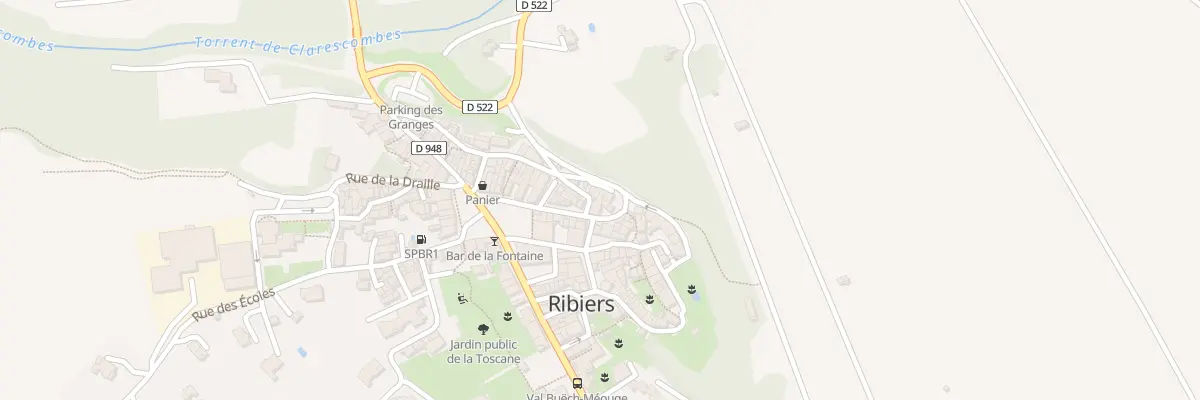 Plan du 5159 Le Village de Ribiers à Val Buëch-Méouge