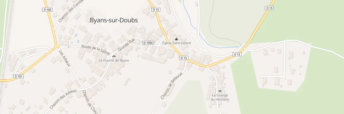 Plan du 33 Pl de l’Église à Byans-sur-Doubs