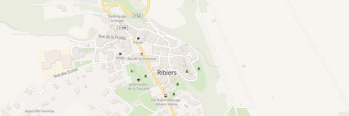 Plan du 5134 Le Village de Ribiers à Val Buëch-Méouge