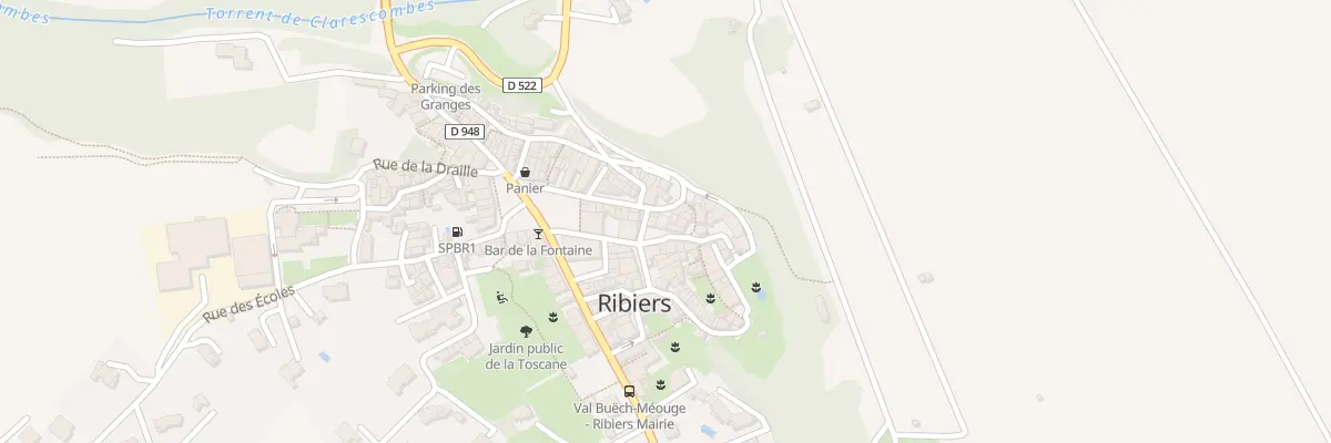 Plan du 5156 Le Village de Ribiers à Val Buëch-Méouge
