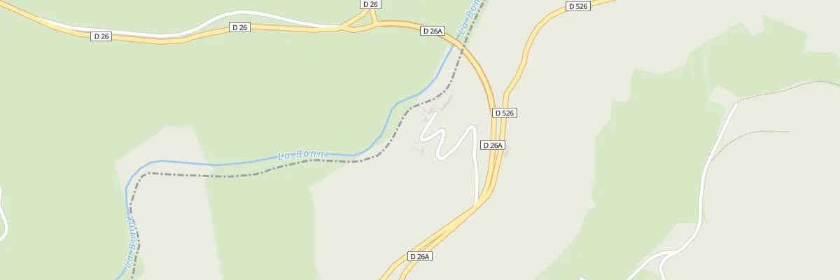 Plan du 231 Che de l’Usine de Beaumont à Saint-Laurent-en-Beaumont