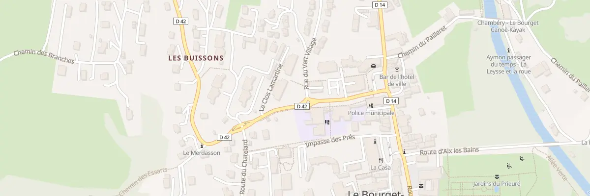 Plan du 202 Rue des Écoles au Bourget-du-Lac