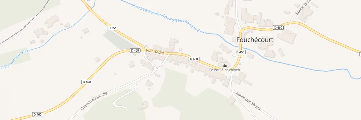 Plan du 133 Rue Haute à Fouchécourt