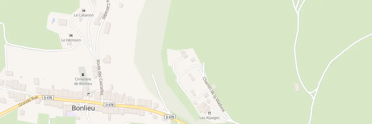 Plan du 9 Che de la Madone à Bonlieu