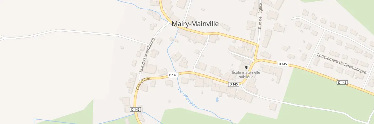 Plan du 16 Gr Grand Rue à Mairy-Mainville