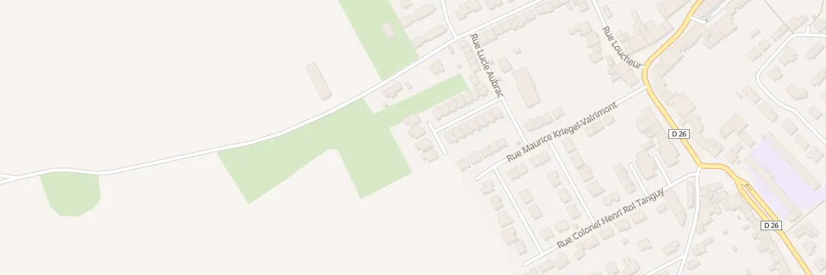 Plan du 17 Rue M-cl Vaillant Couturier à Hussigny-Godbrange