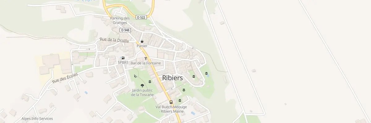 Plan du 5161 Le Village de Ribiers à Val Buëch-Méouge