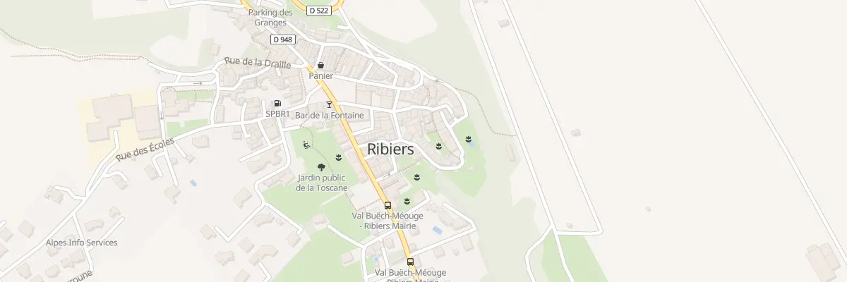 Plan du 5504 Le Village de Ribiers à Val Buëch-Méouge