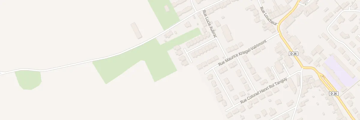 Plan du 16 Rue M-cl Vaillant Couturier à Hussigny-Godbrange