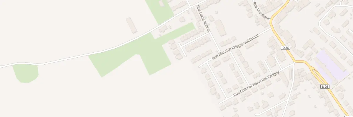 Plan du 15 Rue M-cl Vaillant Couturier à Hussigny-Godbrange