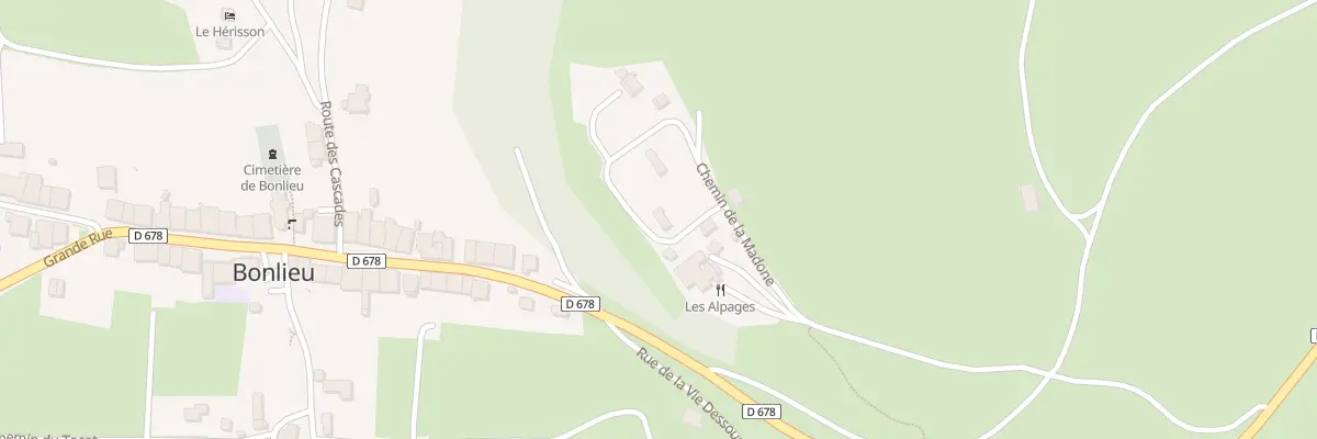 Plan du 5 Che de la Madone à Bonlieu