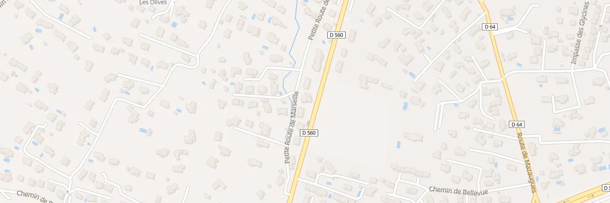 Plan du 728 Rte de Marseille à Saint-Maximin-la-Sainte-Baume