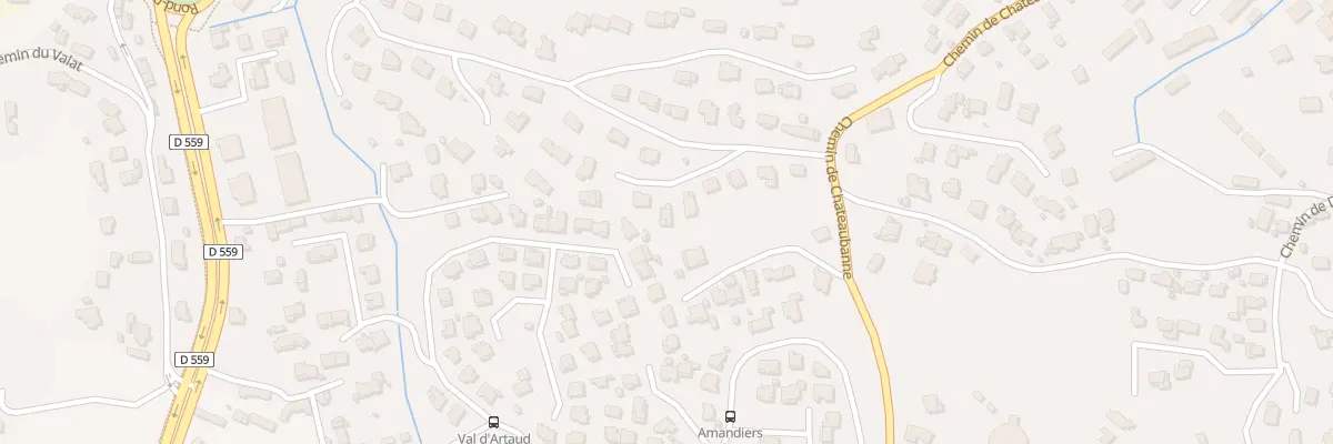 Plan du 395 Cc 120 Dit de Chateaubanne à La Seyne-sur-Mer
