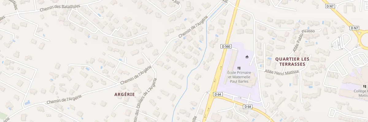 Plan du 213 Che de l’Argérie à Saint-Maximin-la-Sainte-Baume