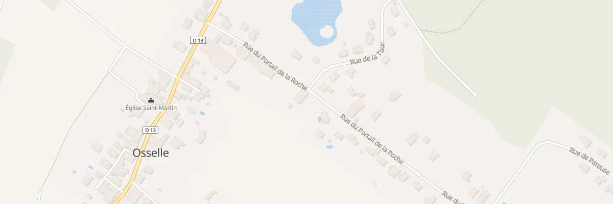 Plan du 12 Rue du Portail de Roche à Osselle-Routelle