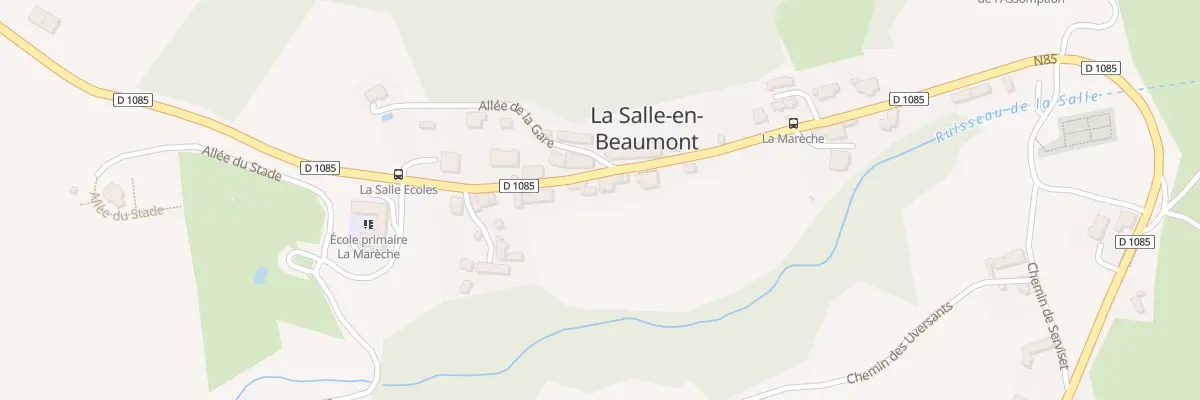 Plan du 2269 Rte Napoléon à La Salle-en-Beaumont