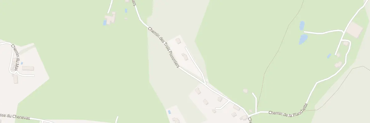 Plan du 308 Che du Pré du Nay à Saint-Martin-d’Uriage