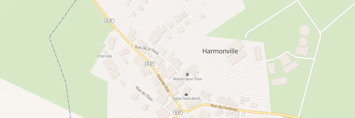 Plan du 14 Rue de la Vaux à Harmonville