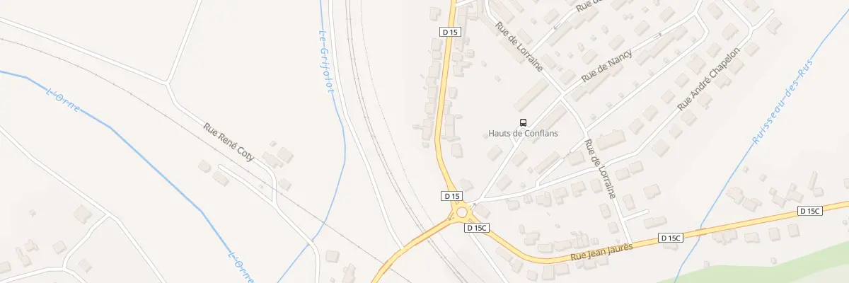 Plan du 1 Av de la République à Conflans-en-Jarnisy