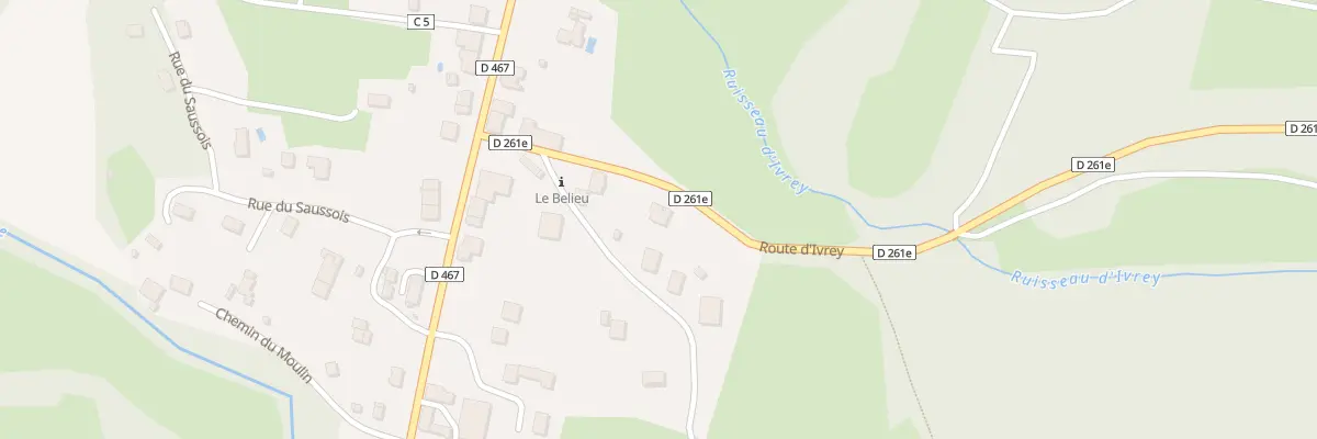 Plan du 4 Rte d’Ivrey à La Chapelle-sur-Furieuse