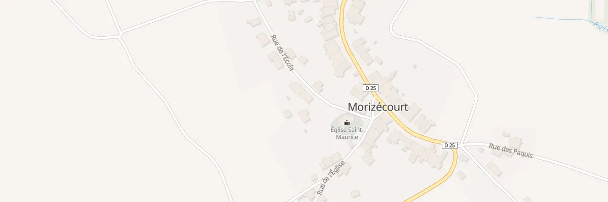 Plan du 10 Rue de l’Ecole à Morizécourt