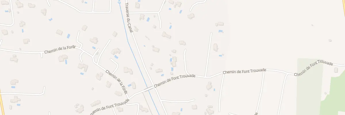 Plan du 587P Che de Font Trouvade à Saint-Maximin-la-Sainte-Baume