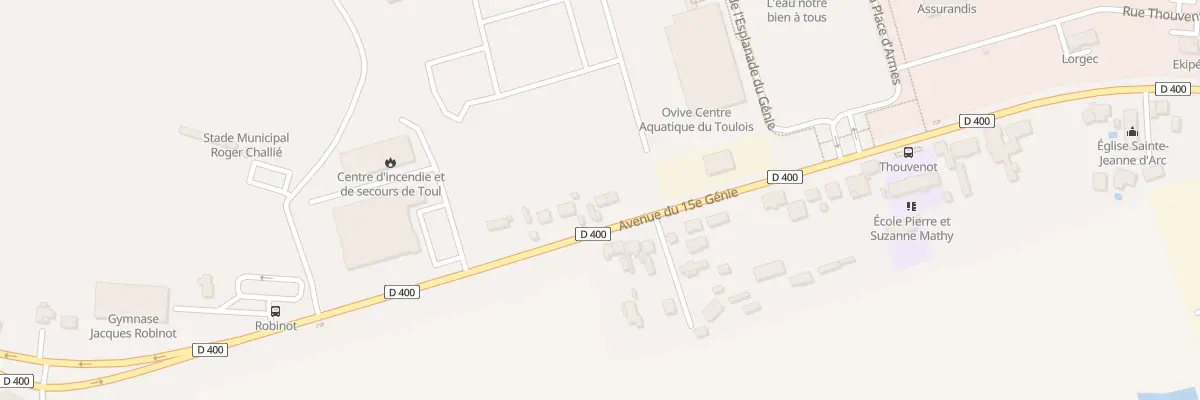 Plan du 1138 Av du 15eme Genie à Écrouves
