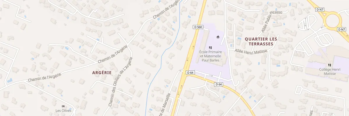 Plan du 376 Rte de Marseille à Saint-Maximin-la-Sainte-Baume