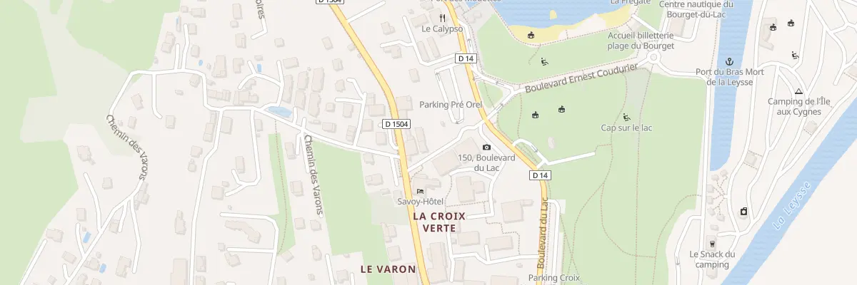Plan du 21 Bd du Lac au Bourget-du-Lac