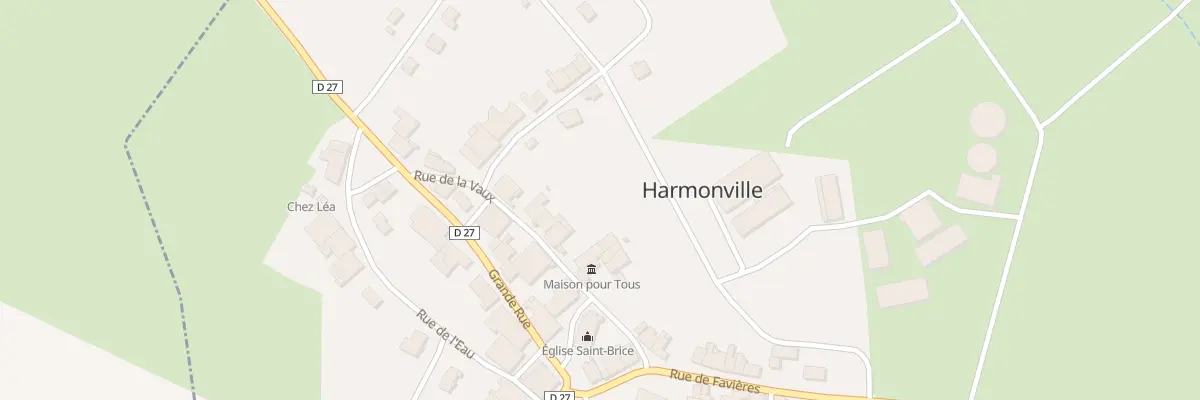 Plan du 12 Rue de la Vaux à Harmonville