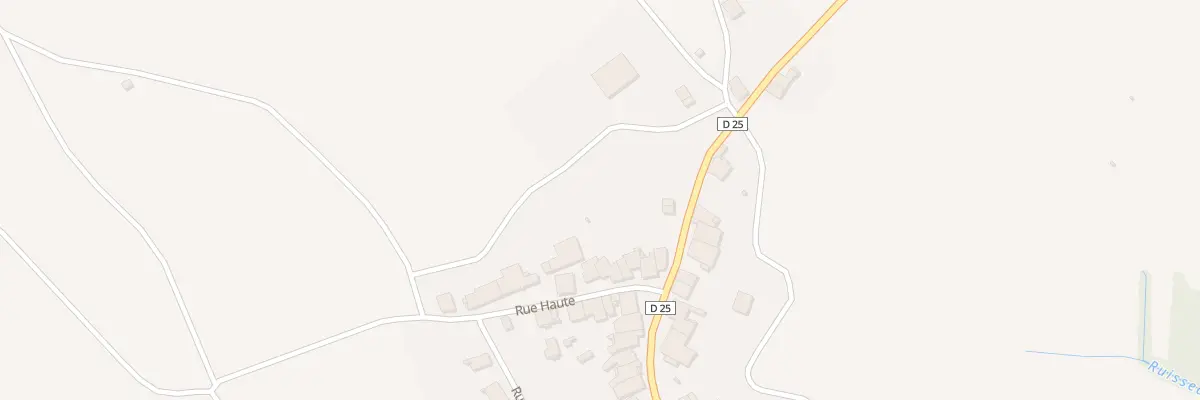 Plan du 4 Rue Haute à Morizécourt