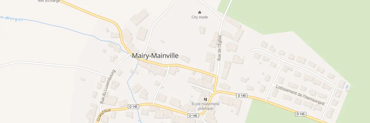 Plan du 2B Rue de la 90eme Division d’Inf à Mairy-Mainville