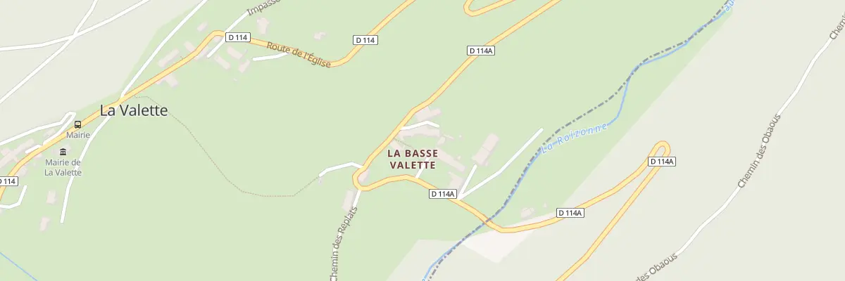 Plan du 4 Chem de la Melie Basse Valette à La Valette