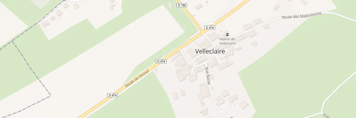 Plan du 2 Rue Haute à Velleclaire