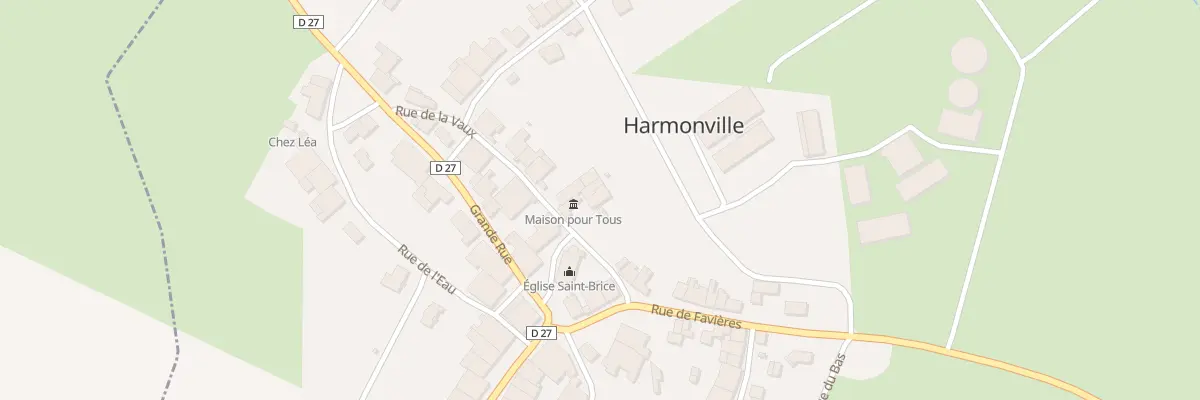 Plan du 6 Rue de la Vaux à Harmonville