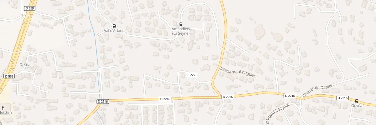 Plan du 67 Cc N 222 Dit des Myrthes à La Seyne-sur-Mer