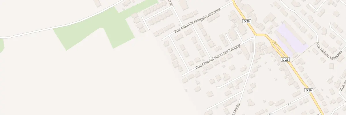 Plan du 5 All de la Résistance à Hussigny-Godbrange