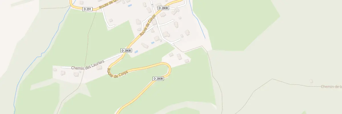 Plan du 1376 Rte de Corps à Saint-Martin-d’Uriage