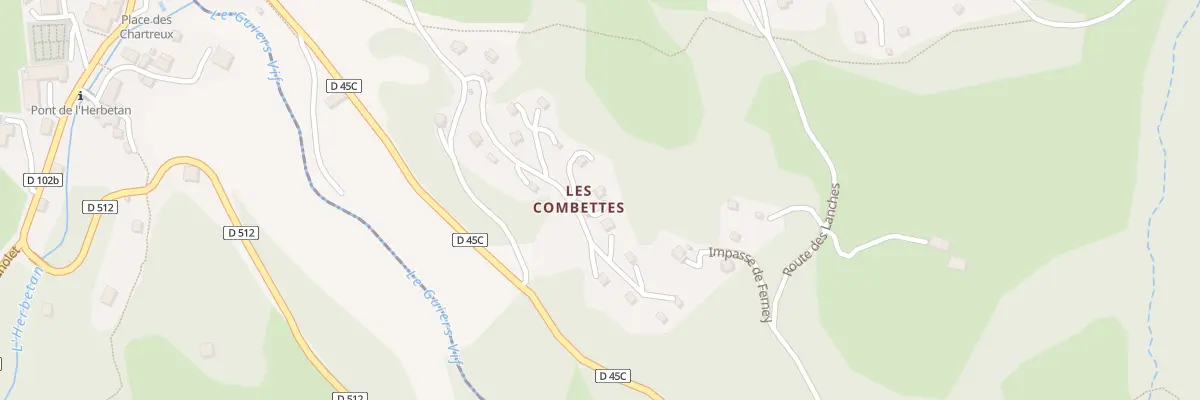 Plan du 353 Rte des Combettes à Saint-Pierre-d’Entremont