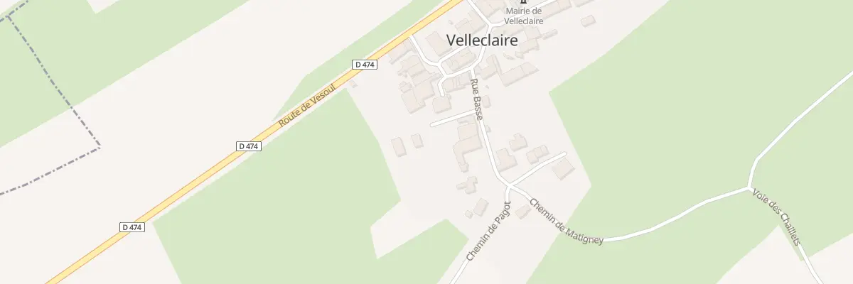 Plan du 3 Imp du Pacquet à Velleclaire