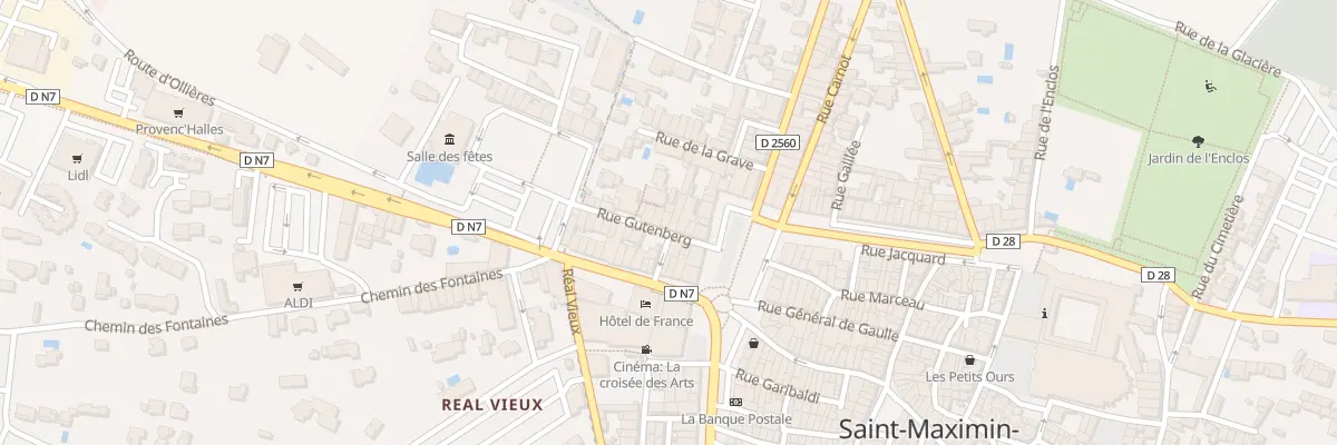 Plan du 8 Rue Gutenberg à Saint-Maximin-la-Sainte-Baume